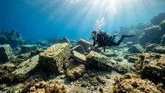 Libyan rannikolla löydetty 2000 vuotta vanha vedenalainen ”laivojen hautausmaa”