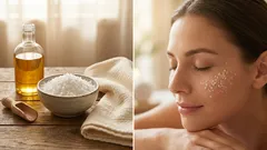 Pelkkää suolaa: miksi lisään sitä shampoon ja sukkien joukkoon ja miten käytän sitä kasvojen hierontaan