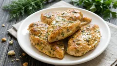 Erittäin mehukas kananrinta pannulla — salaisuus on voissa